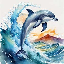 Dolphin Jumping